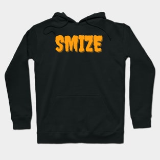 Orange Smize - Smiling with your eye Hoodie